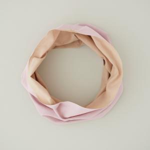 Oo[ワオ]　neck underwear　竹野染工　Pink × Beige　Lサイズ｜umd-tsutayabooks