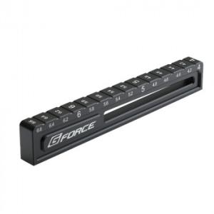 G-FORCE ジーフォース Droop Gauge 4.0 to 6.6mm (black) G0...