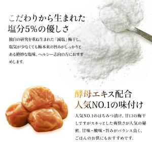 梅干し 種なし はちみつ梅干し 塩分5% 25...の詳細画像5