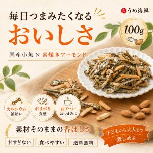 アーモンドフィッシュ ナッツ おつまみ 国産 ...の詳細画像1