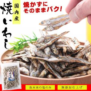国産 焼きいわし 無添加 無塩 55g×2個（食塩不使用 魚本来の自然な塩味）干物 かたくちいわし 低温乾燥後 香ばしく焼き上げました 小魚 珍味 おつまみ おやつ