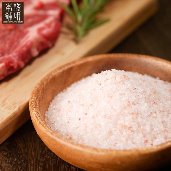 岩塩 食用 ヒマラヤ岩塩 ピンク あら塩 1kg 約0.15-1mm ピンクソルト HACCP管理 ...