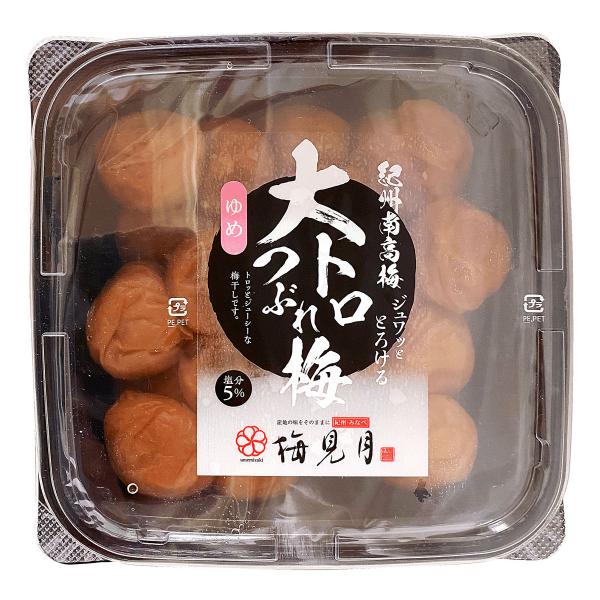 梅干し 南高梅 つぶれ梅 訳あり 甘い 完熟「大トロつぶれ梅(ゆめ) 塩分5％ 400g×2個 ご家...