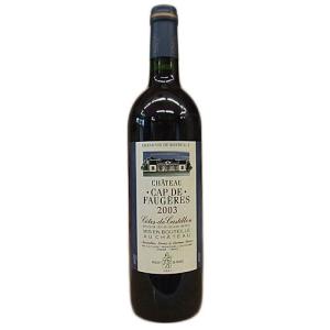 赤ワイン wine ボルドー シャトー・カップ・ド・フォジェール 2003年 750ml｜umemurawine