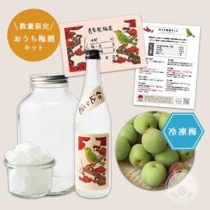 おうち梅酒キット 梅の実 ラベル付き 予約販売 6月中旬以降発送 クール便｜umeshu