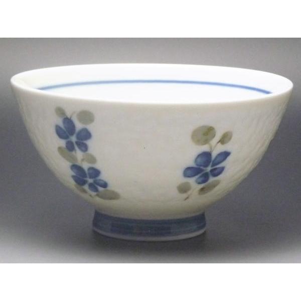 【Ｂ級品】青花　深口茶碗（中平）　[普段使いの食器]