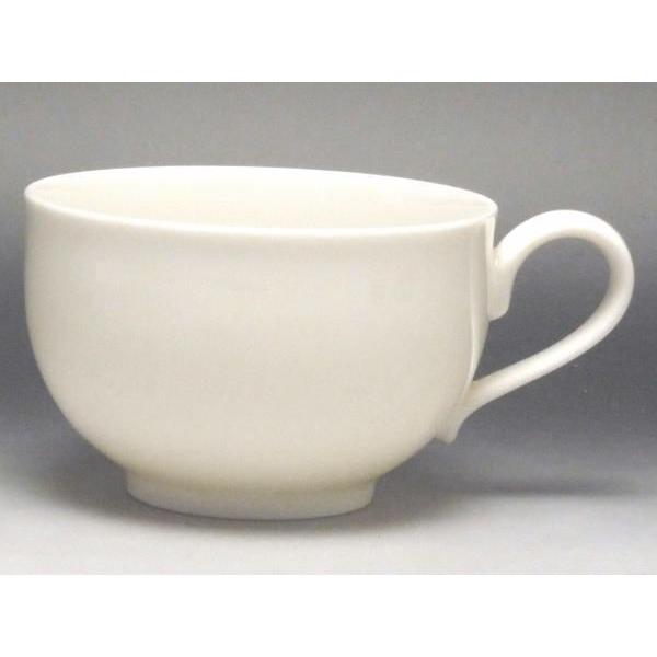 【Ｂ級品】クリーム　　反口ティーカップ(bd0027)　[普段使いの食器]