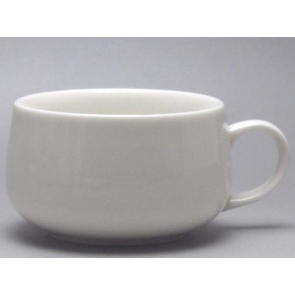 【Ｂ級品】クリーム　腰張りティーカップ(bd7131)　[普段使いの食器]