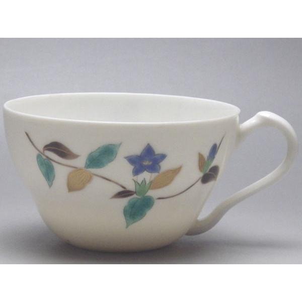 【Ｂ級品】青花／ツユクサ（中）　クリームティーカップ　[普段使いの食器]