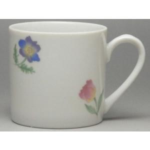 小花（青・赤／黄）　切立デミタスカップ　[普段使いの食器]