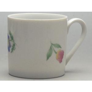 小花（赤／青／黄）　切立デミタスカップ　[普段使いの食器]