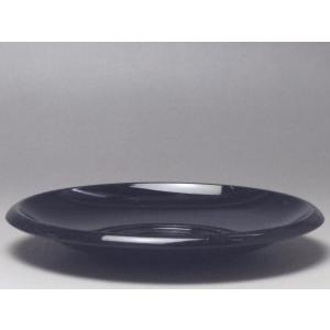 【C級品】黒厚口 プラスチック製茶托(φ122...の詳細画像1