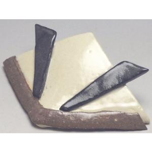 陶製折り紙風かぶと（茶／黒）｜umeya210