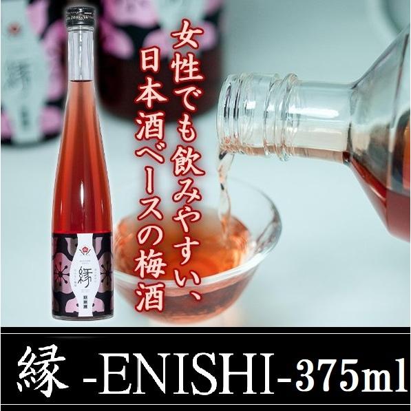 梅酒 南高梅 完熟 プレゼント ギフト 日本酒 縁 -ENISHI-　375ml