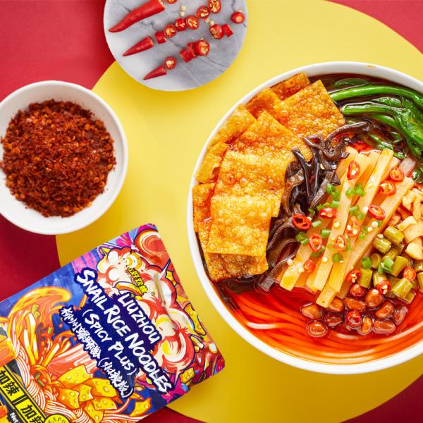 好歡螺 螺師粉 加辣加臭 400g 柳州螺師粉 ルオスーフェン インスタント 米粉 ビーフン 辛口 ...