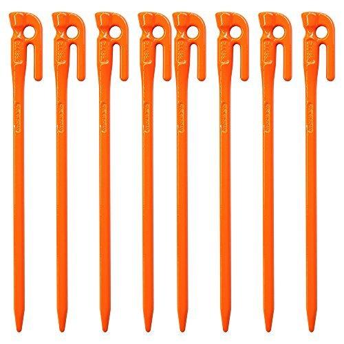 エリッゼ(ELLISSE) 限定色 鍛造ペグ エリッゼステーク 28cm オレンジ粉体焼付塗装 MK...