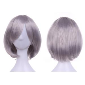 ウィッグ SET ハロウィン ショート ボブ ミディアム フル レディース ヘアネット スタンド付 ...