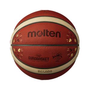モルテン バスケットボール 7号 B7G5000-E2G 限定 ユーロ2022 試合球 BG5000 天然皮革｜uminekohouse