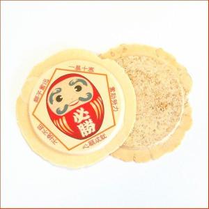 必勝合格祈願せんべい プリント南部せんべい白1枚 白胡麻煎餅1枚