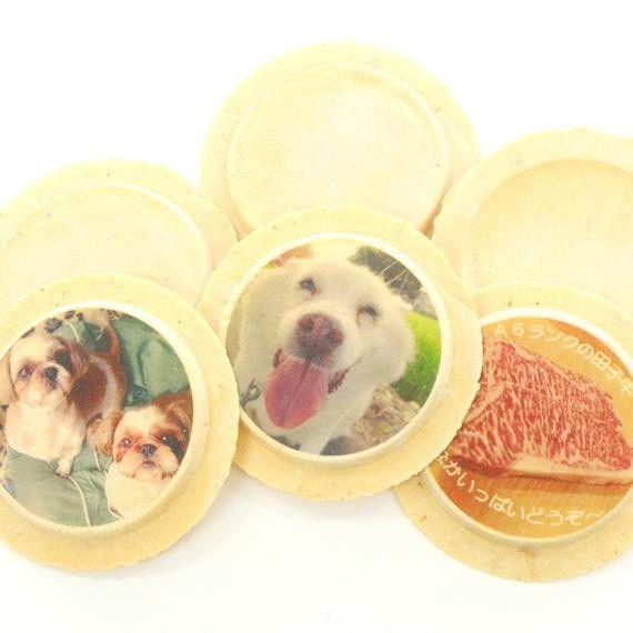 お祝いギフト-プリント南部せんべい鱈（タラ）味 写真やイラストを印刷するオリジナルオーダーメイド　あ...