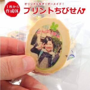 お歳暮ギフト-プリントせんべい クッキー ビスケット 写真 イラスト 印刷 オリジナル プチギフト お礼 感謝 名入れ 入学 結婚 退職 記念品 粗品 物販 返礼