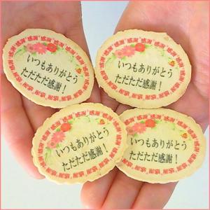 感謝せんべい小判ピロ個装 プリント塩バター煎餅1枚単品｜uminekotayori