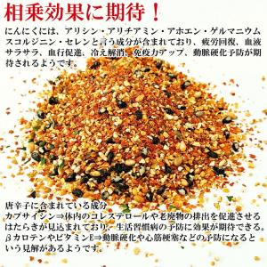 送料無料 長者様の七味にんにく3本セット 青森...の詳細画像3