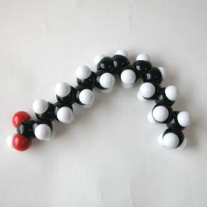 YYS原子ブロック「リノール酸分子」(C18H32O2)｜uminekoya