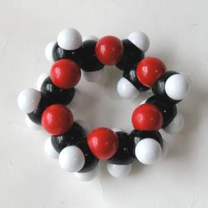 YYS原子ブロック「クラウンエーテル（18-クラウン-6）分子」(-CH2-CH2-O-)6｜uminekoya