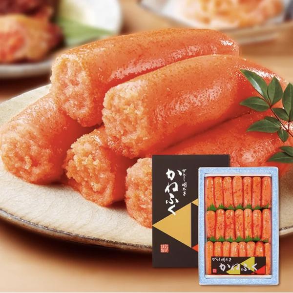 明太子 辛子明太子 かねふく ギフト  博多明太子 大特価 特上切れ 1kg 黒箱