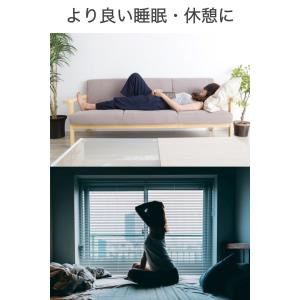 シルク アイマスク 黒 シンプル 海外旅行 昼...の詳細画像3
