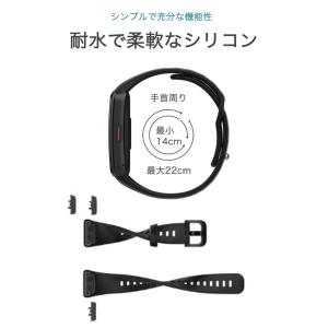Huawei Band 6 交換バンド 黒 H...の詳細画像2