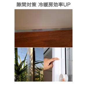 隙間風防止テープ 長さ5m 半透明 ドア 玄関...の詳細画像3