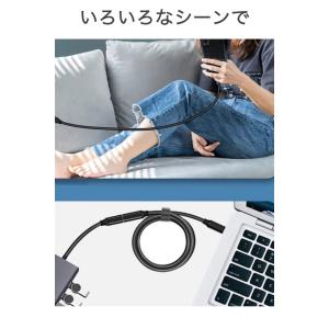 Type-c 延長ケーブル 長さ1m 3A 6...の詳細画像3