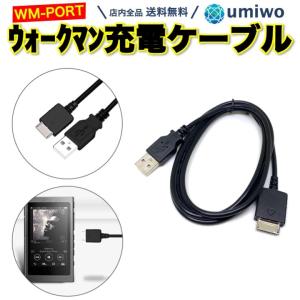 ウォークマン 充電ケーブル WM-PORT 長さ1.2m WALKMAN NWZ-845 など USB充電 データ通信 ウォークマンケーブル ソニー SONY USB-A 互換 シンプル