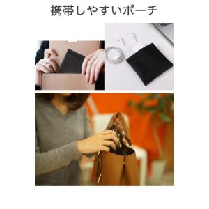 バネ口 ケース 黒 PUレザー ミニポーチ コ...の詳細画像3