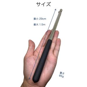 手旗棒 伸縮ポール 長さ155cm 手旗 滑り...の詳細画像4