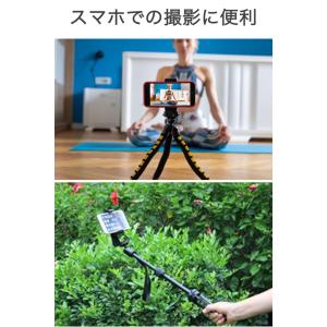 三脚用 スマホホルダー 360°回転 ねじ式 ...の詳細画像3