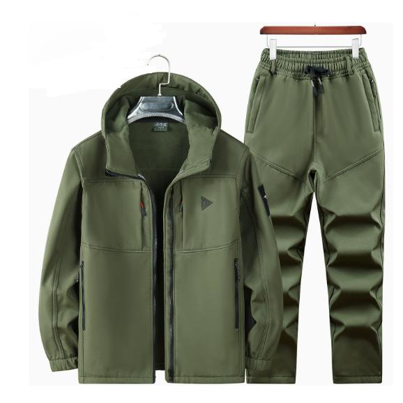 爆買 ウインドブレーカー 上下 セット メンズ セットアップ 裏起毛 暖かい 防寒 マウンテンパーカ...