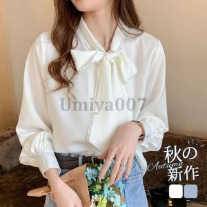 styling ボウタイ とろみシャツ ほぼ新品♡ ボウタイ付きとろみシャツ【長袖】【2WAY】 (ABL26119-20) | ANCHOR