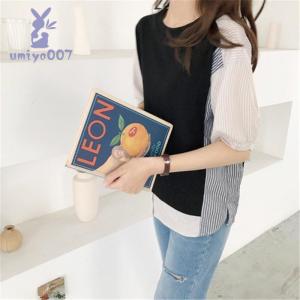 シャツ レディース tシャツ 半袖 重ね着 レ...の詳細画像2