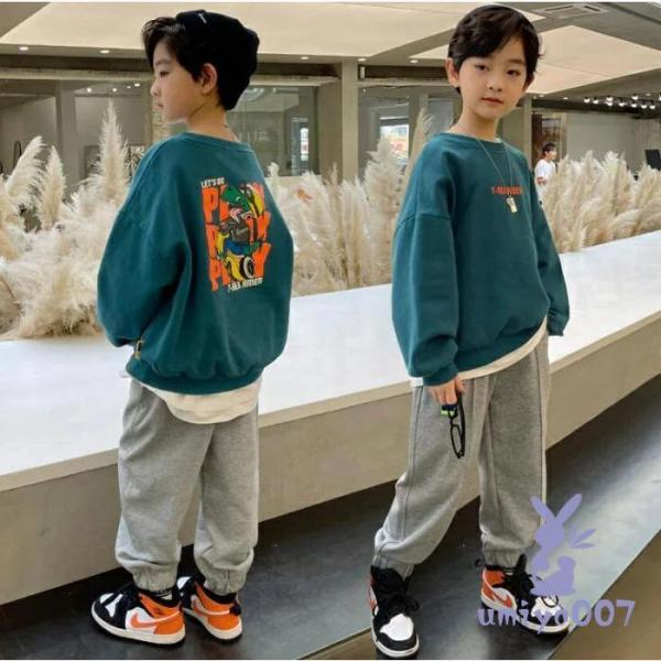韓国子供服 セットアップ 男の子 ジャージ キッズ 長袖 秋服 子供服 男の子 上下セット ジャージ...