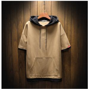 パーカー メンズ Tシャツ 夏服 半袖 Tシャ...の詳細画像1