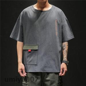 Tシャツ メンズ 半袖 レイヤード風 重ね着 ...の詳細画像3