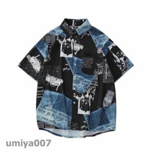 アロハシャツ メンズ 半袖シャツ ボタニカル柄...の詳細画像5