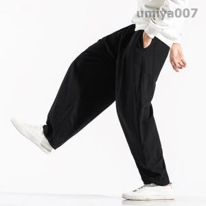 ワイドパンツ メンズ ガウチョパンツ バギーパ...の詳細画像2
