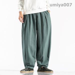 ワイドパンツ メンズ ガウチョパンツ バギーパ...の詳細画像4