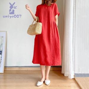 ワンピース レディース ロング丈 マキシ丈 リ...の詳細画像2