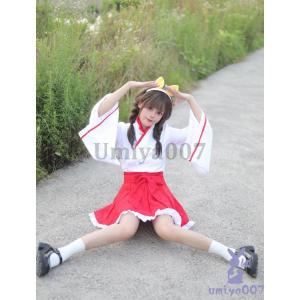 巫女 衣装 コスチューム レディース 巫女装束...の詳細画像5