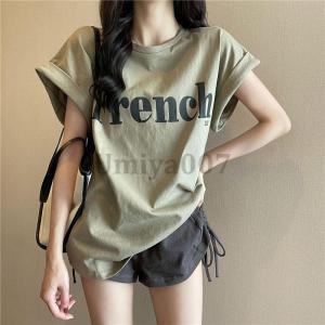 トップス レディース tシャツ 半袖 通学 通...の詳細画像3